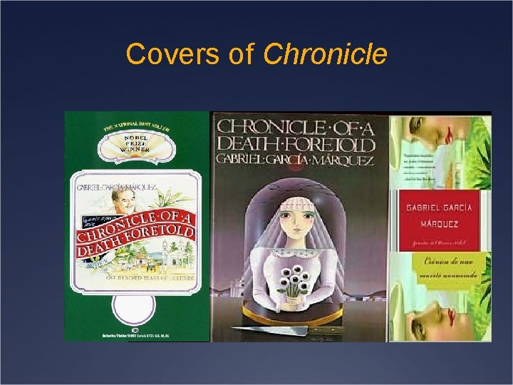 Covers of Chronicle 