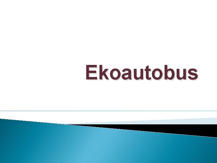 Ekoautobus 