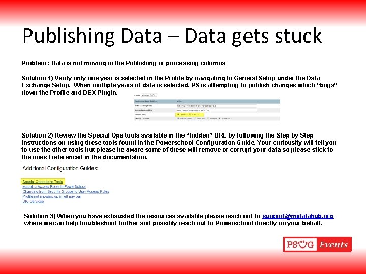 Publishing Data – Data gets stuck Problem : Data is not moving in the