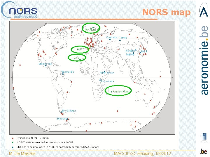 NORS map M. De Mazière MACCII KO, Reading, 1/3/2012 