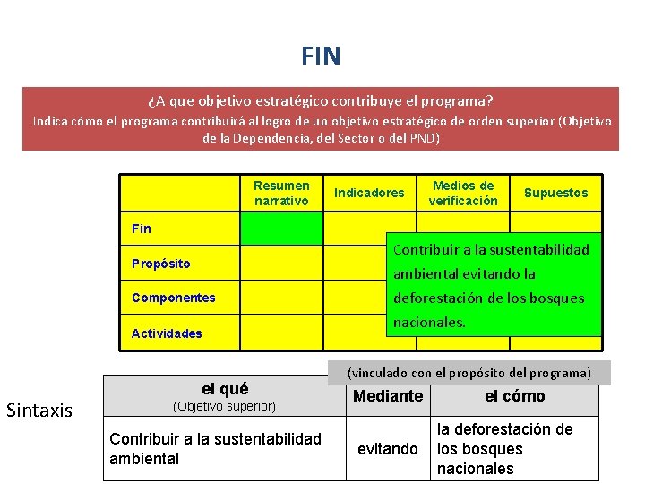 FIN ¿A que objetivo estratégico contribuye el programa? Indica cómo el programa contribuirá al