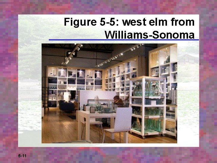 Figure 5 -5: west elm from Williams-Sonoma 5 -11 