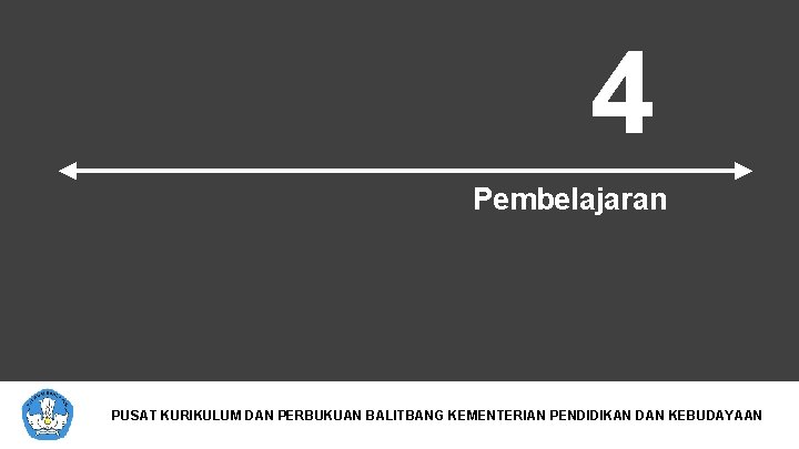 4 Pembelajaran PUSAT KURIKULUM DAN PERBUKUAN BALITBANG KEMENTERIANRepublik PENDIDIKAN DAN KEBUDAYAAN Kementerian Pendidikan dan