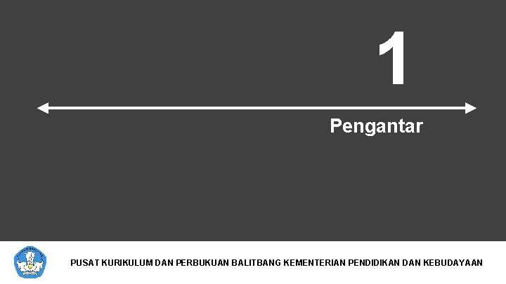 1 Pengantar PUSAT KURIKULUM DAN PERBUKUAN BALITBANG KEMENTERIANRepublik PENDIDIKAN DAN KEBUDAYAAN Kementerian Pendidikan dan