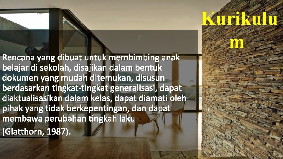 Rencana yang dibuat untuk membimbing anak belajar di sekolah, disajikan dalam bentuk dokumen yang