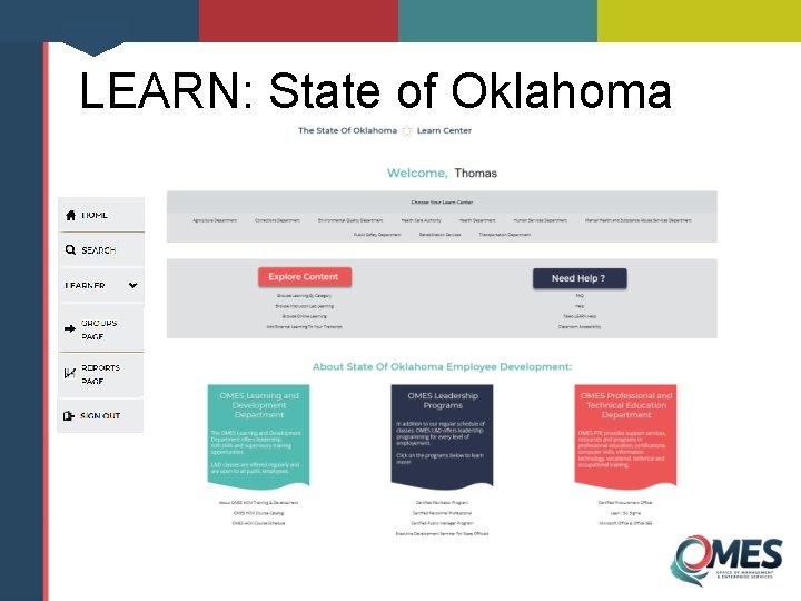 LEARN: State of Oklahoma 