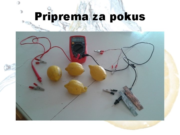 Priprema za pokus 