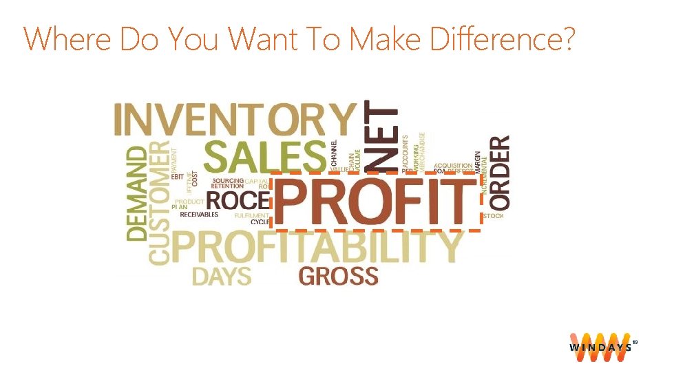 Where Do You Want To Make Difference? 