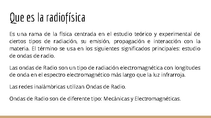 Que es la radiofísica Es una rama de la física centrada en el estudio