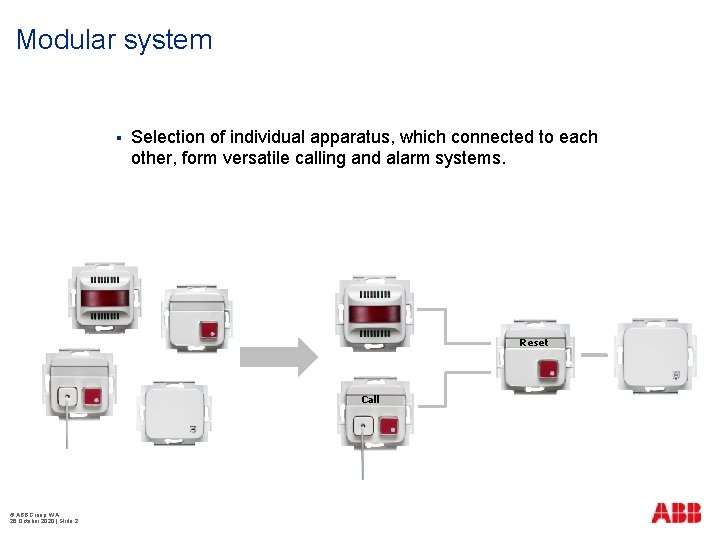 Modular system § Selection of individual apparatus, which connected to each other, form versatile