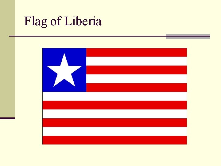Flag of Liberia 