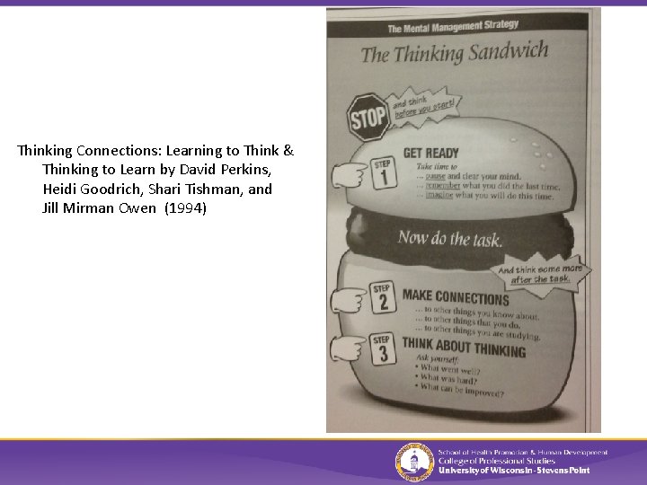 Thinking Connections: Learning to Think & Thinking to Learn by David Perkins, Heidi Goodrich,