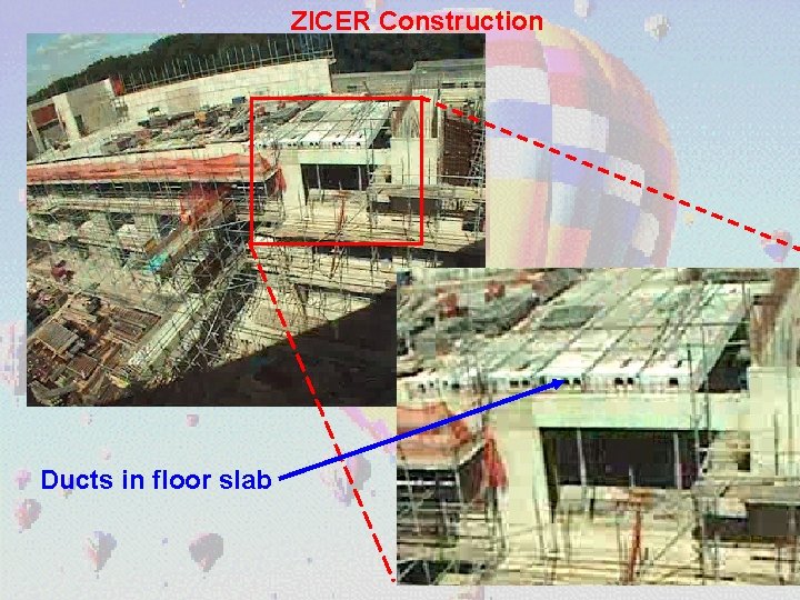ZICER Construction Ducts in floor slab 