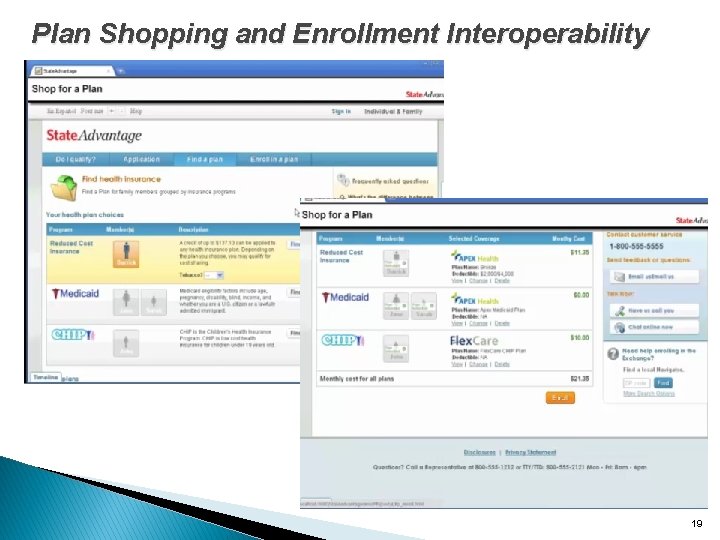 Plan Shopping and Enrollment Interoperability 19 