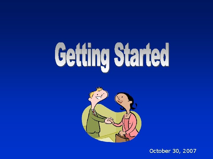 October 30, 2007 