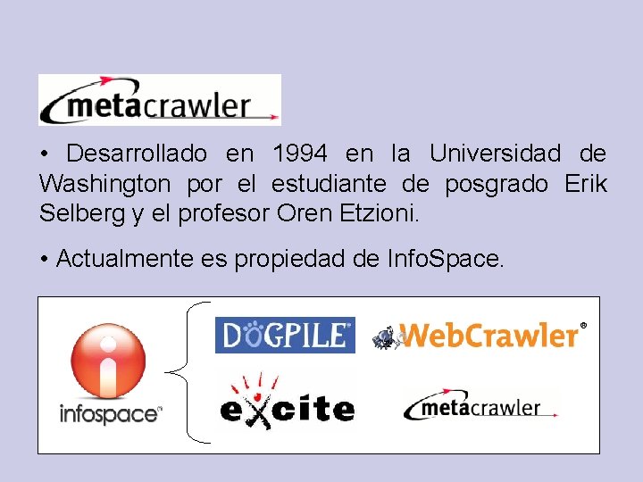  • Desarrollado en 1994 en la Universidad de Washington por el estudiante de