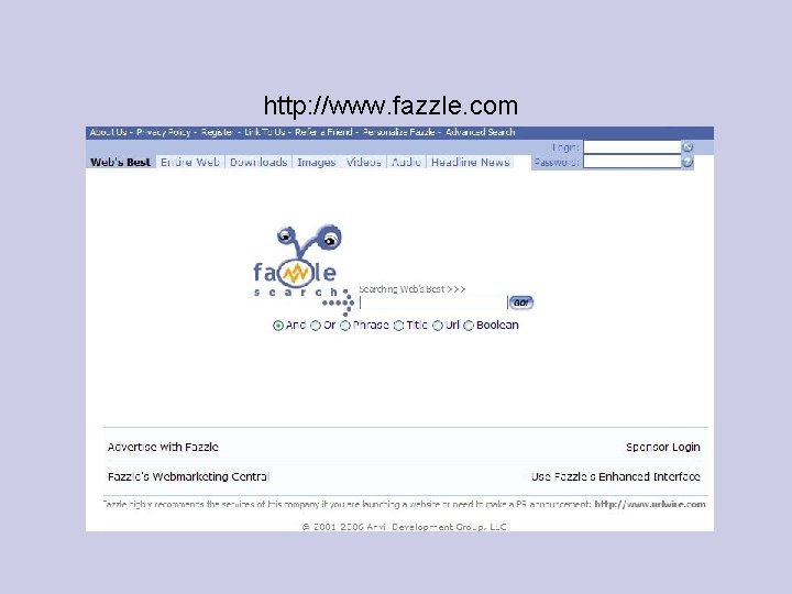 http: //www. fazzle. com 