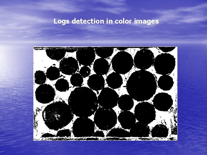 Logs detection in color images 