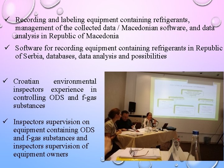 ü Recording and labeling equipment containing refrigerants, management of the collected data / Macedonian