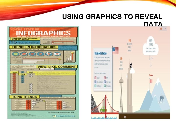 USING GRAPHICS TO REVEAL DATA 