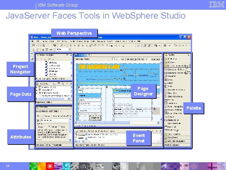 IBM Software Group Java. Server Faces Tools in Web. Sphere Studio Web Perspective Project