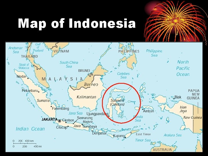 Map of Indonesia 