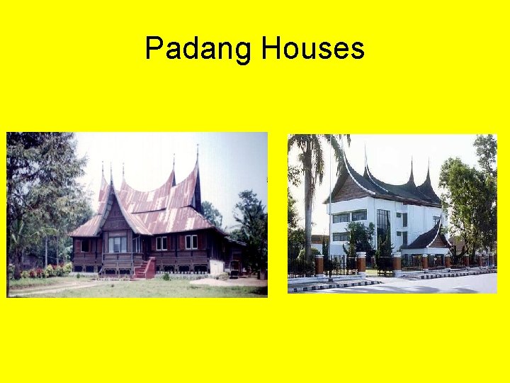 Padang Houses 
