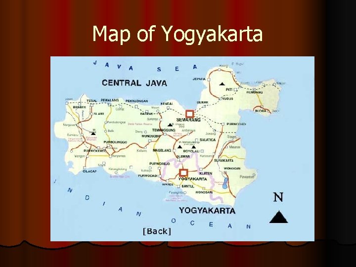 Map of Yogyakarta 
