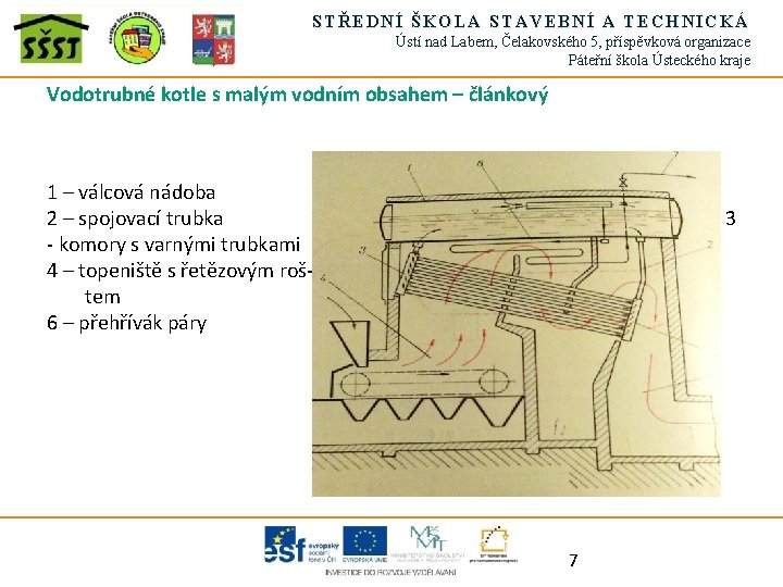 STŘEDNÍ ŠKOLA STAVEBNÍ A TECHNICKÁ Ústí nad Labem, Čelakovského 5, příspěvková organizace Páteřní škola