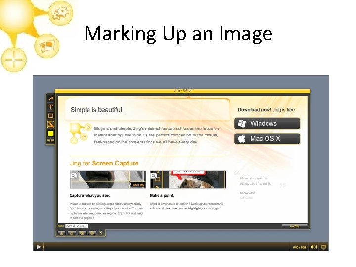 Marking Up an Image 