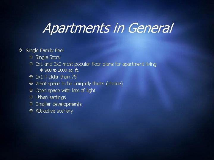 Apartments in General Single Family Feel Single Story 2 x 1 and 3 x
