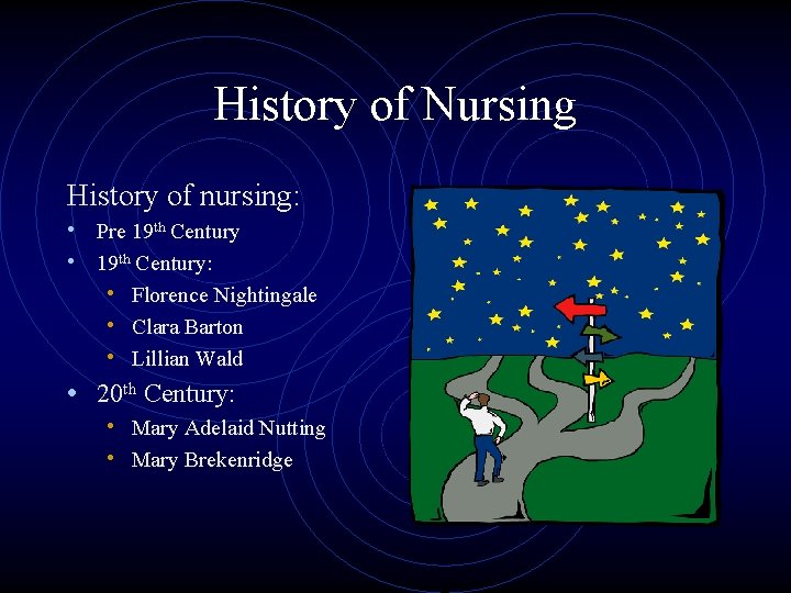 History of Nursing History of nursing: • Pre 19 th Century • 19 th
