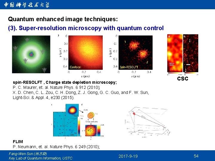 Quantum enhanced image techniques: (3). Super-resolution microscopy with quantum control spin-RESOLFT , Charge state