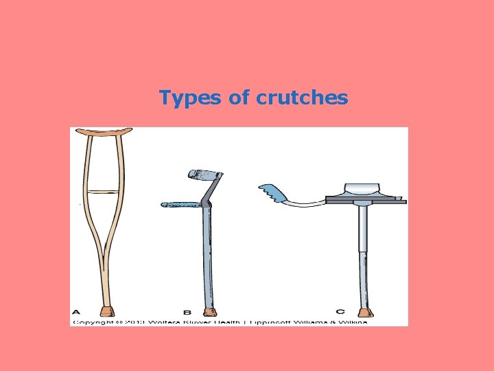 Types of crutches 