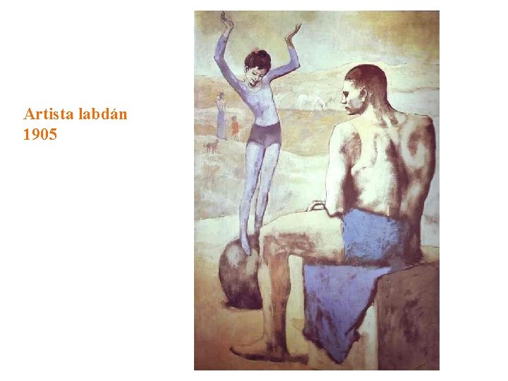 Artista labdán 1905 