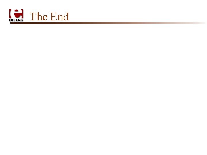 The End 