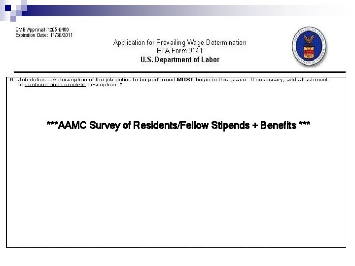 ***AAMC Survey of Residents/Fellow Stipends + Benefits *** 