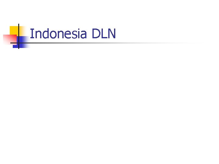 Indonesia DLN 