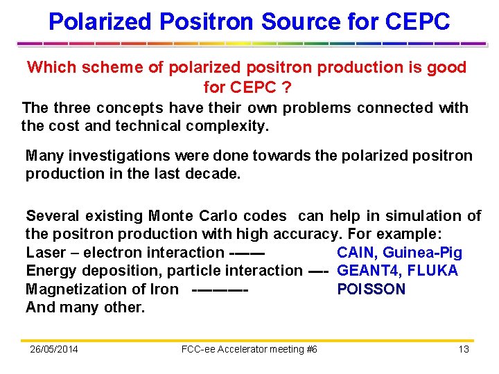 Polarized Positron Source for CEPC Which scheme of polarized positron production is good for