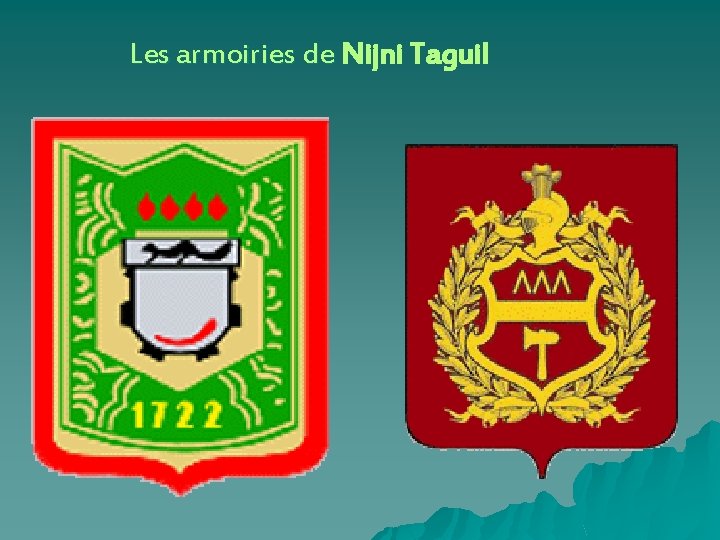 Les armoiries de Nijni Taguil 