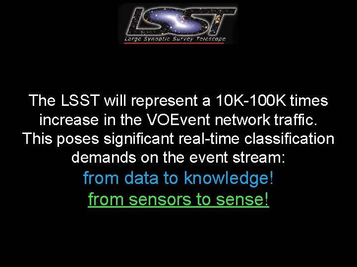 The LSST will represent a 10 K-100 K times increase in the VOEvent network