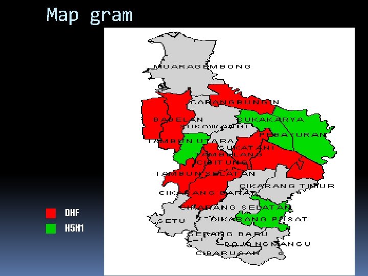 Map gram DHF H 5 N 1 
