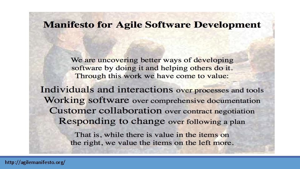 http: //agilemanifesto. org/ 