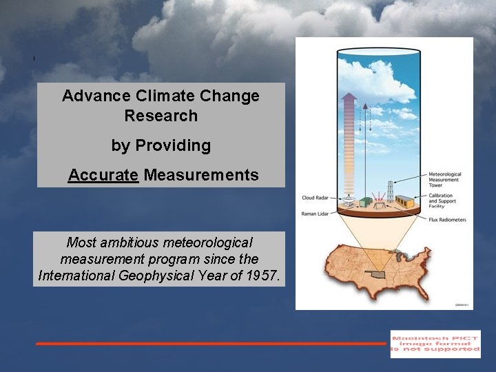Advance Climate Change Research by Providing Accurate Measurements Most ambitious meteorological measurement program since