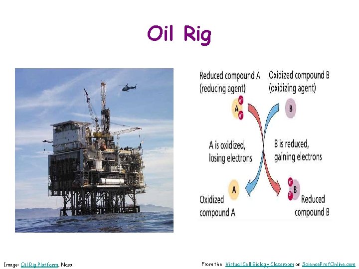 Oil Rig Image: Oil Rig Platform, Nasa From the Virtual Cell Biology Classroom on
