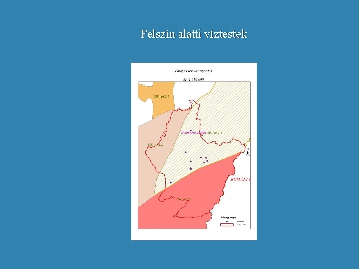 Felszín alatti víztestek 