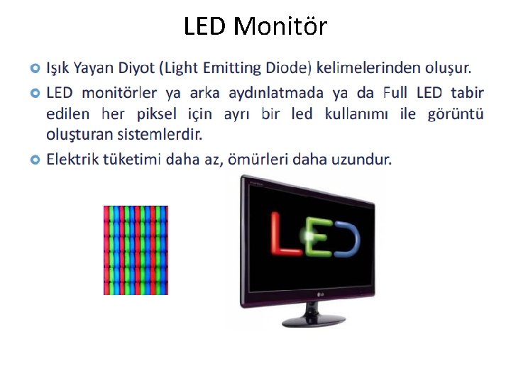 LED Monitör 