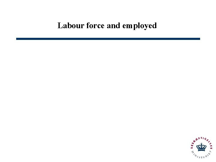 Labour force and employed 