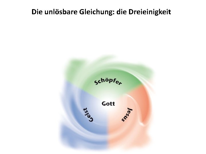 Die unlösbare Gleichung: die Dreieinigkeit 