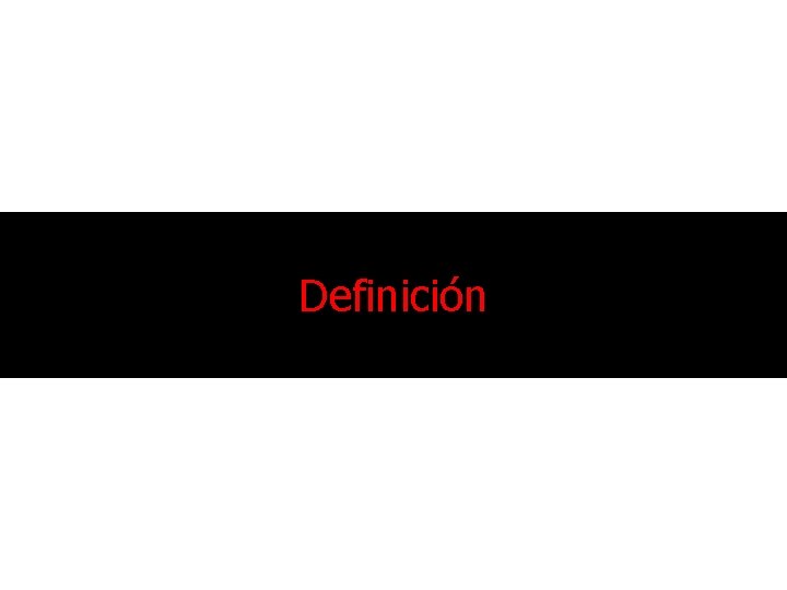 Definición 